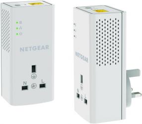 Netgear PLP1200 100UKS 1200 Mbps Powerline Ethernet Adapter Homeplug